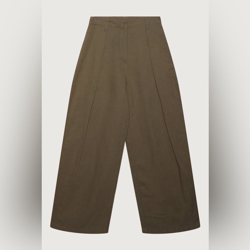 Oak + Fort 100% Linen Pants NWT Sz 2